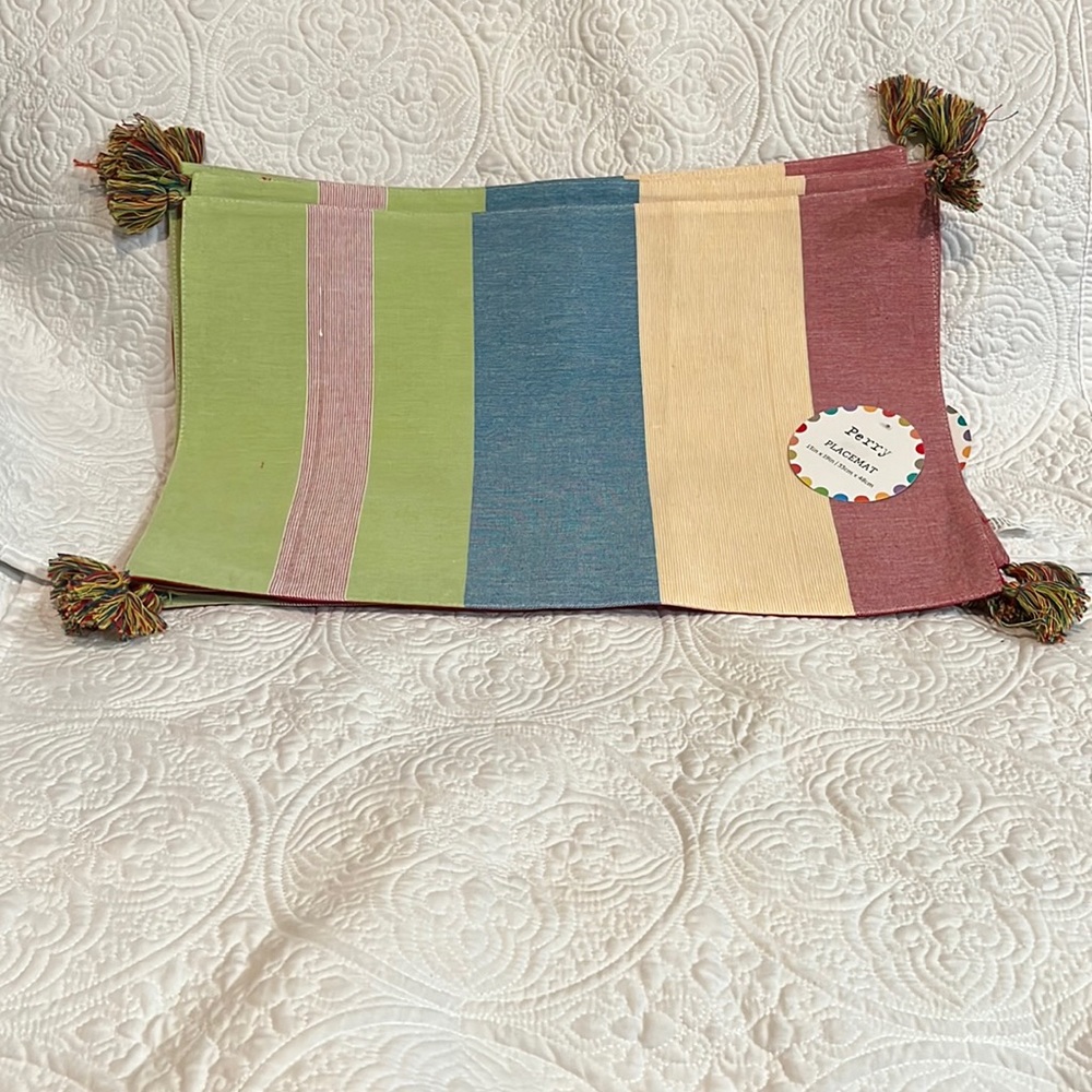 Set of four Perry placemats, NWT